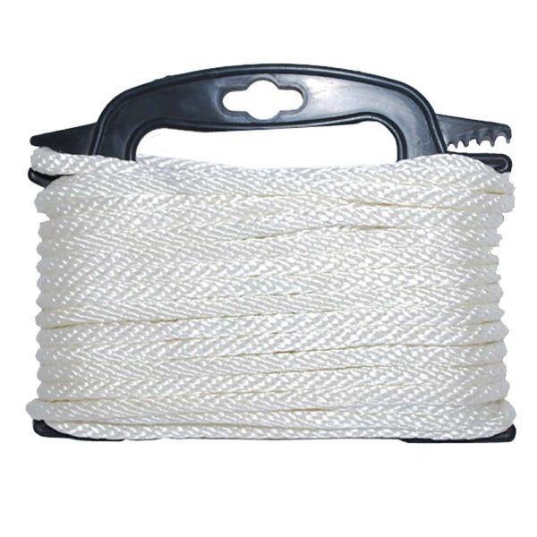 Attwood Braided Nylon Rope - 3-16" x 100' - White