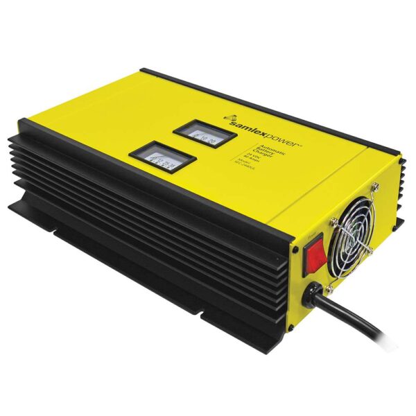 Samlex 40A Battery Charger - 24V - 2-Bank - 3-Stage w-Dip Switch & Lugs - Includes Temp Sensor