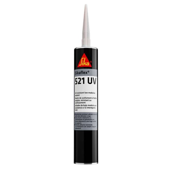 CW67330 Sika Sikaflex 521UV UV Resistant LM Polyurethane Sealant - 10.3oz(300ml) Cartridge - White