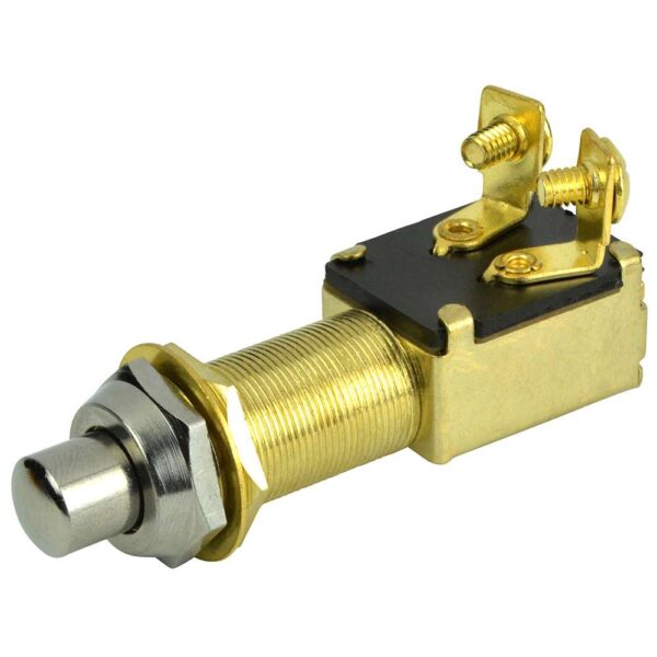 BEP 2-Position SPST Recessed Push Button Switch - OFF-(ON)