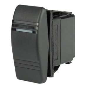 BEP SPDT Contura Switch - 1-Amber LED - (ON)-OFF-ON