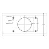TACO T-Top Extrusion Plate Pre-Drilled for Grand Slams - 20" - Pair - Image 3