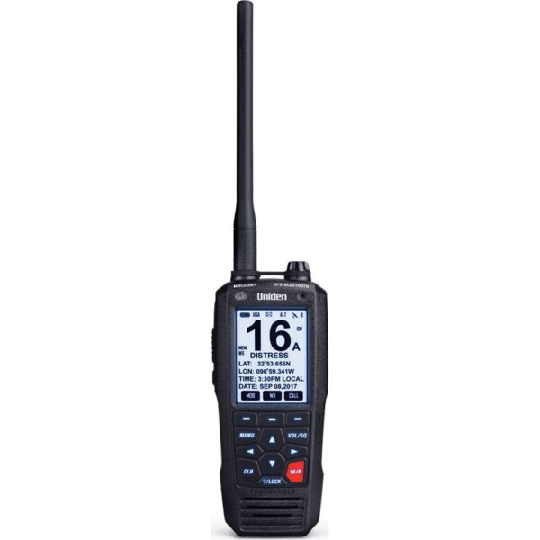 Uniden MHS335BT Handheld VHF Radio w-GPS & Bluetooth