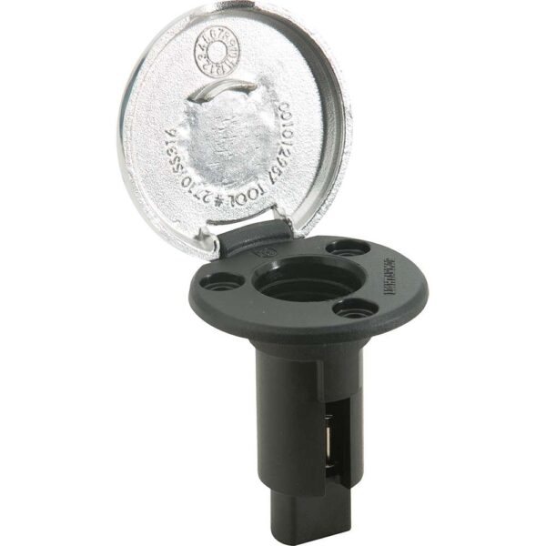 Attwood LightArmor Plug-In Base - 2 Pin - Stainless Steel - Round - Image 2
