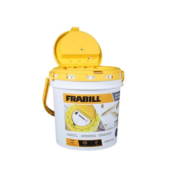 Frabill Dual Fish Bait Bucket w-Aerator Built-In - Image 3