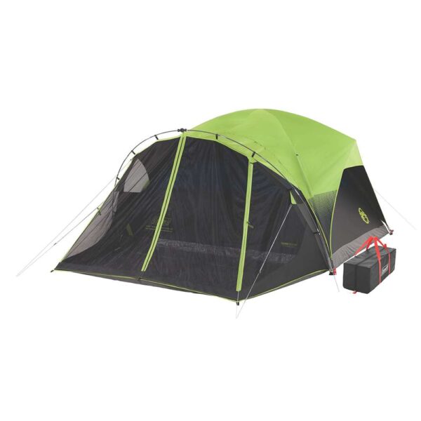Coleman 6-Person Darkroom Fast Pitch Dome Tent w-Screen Room - Image 2