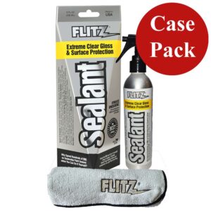 Flitz Ceramic Sealant Spray Bottle w-Microfiber Polishing Cloth - 236ml-8oz *Case of 6*