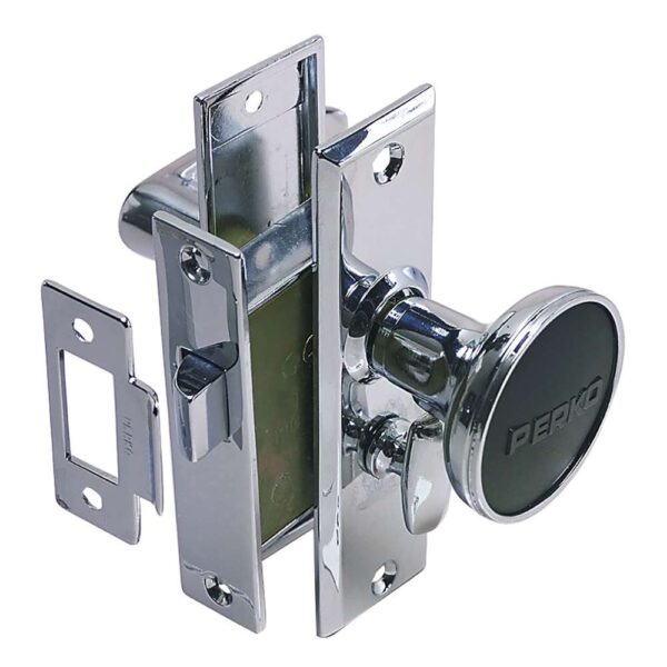Perko Mortise Latch Set w-Turn Button
