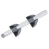 Perko Pole Storage Clips - Black - Pair - Image 2