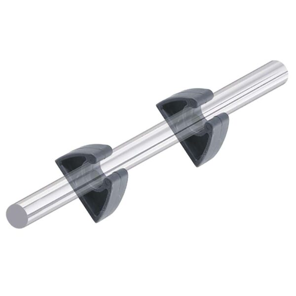 Perko Pole Storage Clips - Black - Pair - Image 2