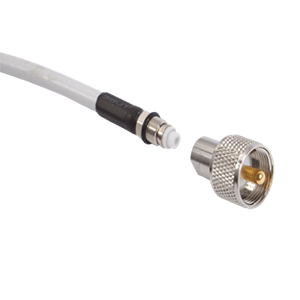 Shakespeare PL-259-ER Screw-On PL-259 Connector f-Cable w-Easy Route FME Mini-End