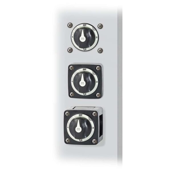 Blue Sea 6008200 m-Series Selector 3 Position Battery Switch - Black - Image 2