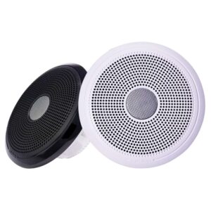 FUSION XS-F77CWB XS Series 7.7" 240 Watt Classic Marine Speakers - White & Black Grill Options