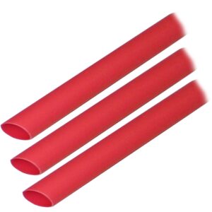 Ancor Heat Shrink Tubing 3-16" x 3" - Red - 3 Pieces