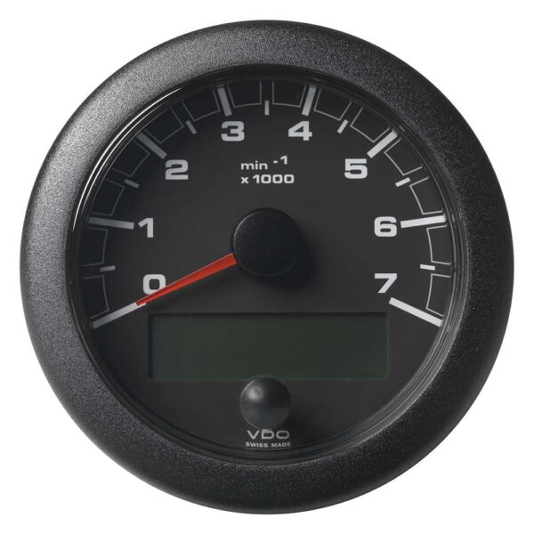 Veratron 3-3-8" (85MM) OceanLink NMEA 2000 Tachometer - 7000 RPM - Black Dial & Bezel