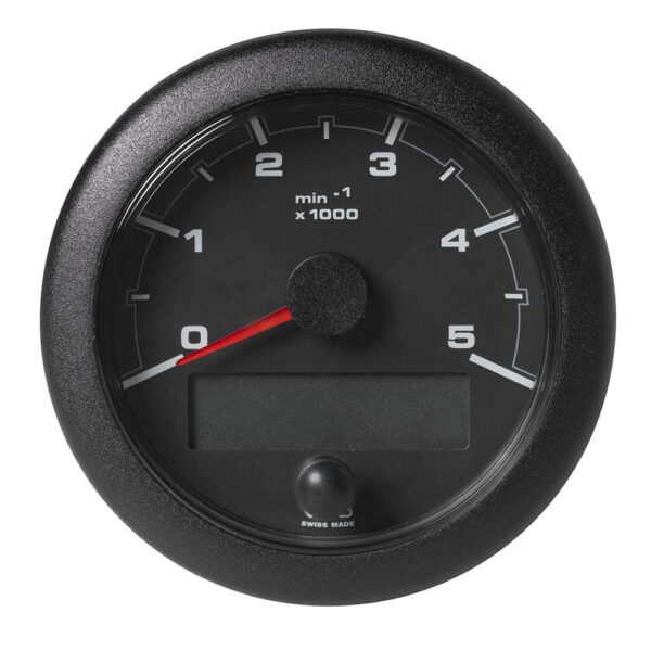 Veratron 3-3-8" (85MM) OceanLink NMEA 2000 Tachometer - 5000 RPM - Black Dial & Bezel