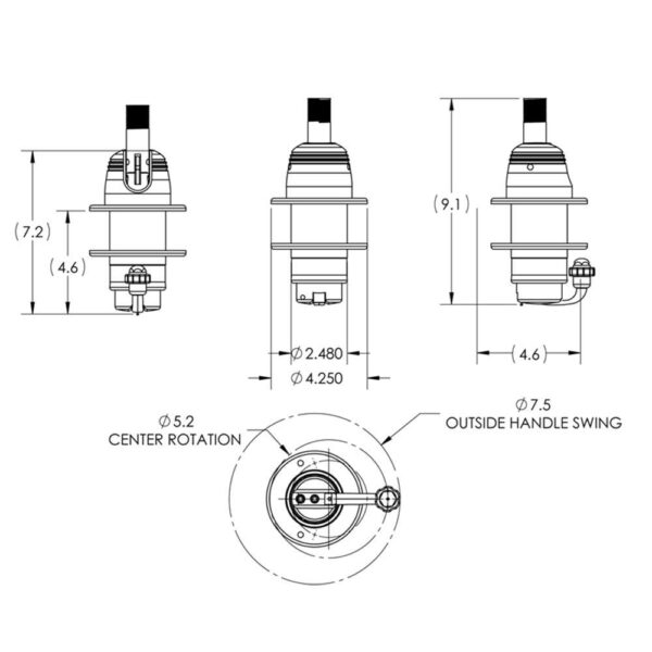 TACO Grand Slam 800 VHF Antenna Mount - Image 3