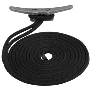 Sea-Dog Double Braided Nylon Dock Line - 3-4" x 25' - Black