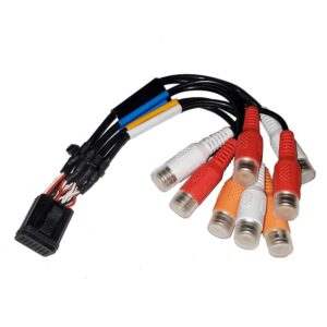 Fusion Wire Harness f- MS-RA670 & MS-RA770 Stereo - Zone 1 & 2 (B Port-RCA)