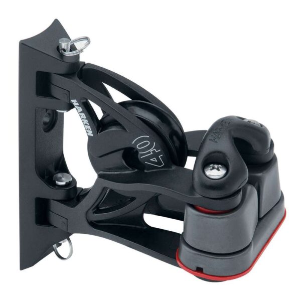 Harken 40mm Carbo Air Pivoting Lead Block w-Aluminum Cam-Matic Cleat
