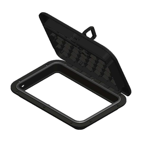 Sea-Dog Triple Lock Rectangular Marine Hatch - 10" x 14" - Black - Image 2