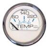 Faria Chesapeake White SS 2" Cylinder Head Temperature Gauge (60-220F)
