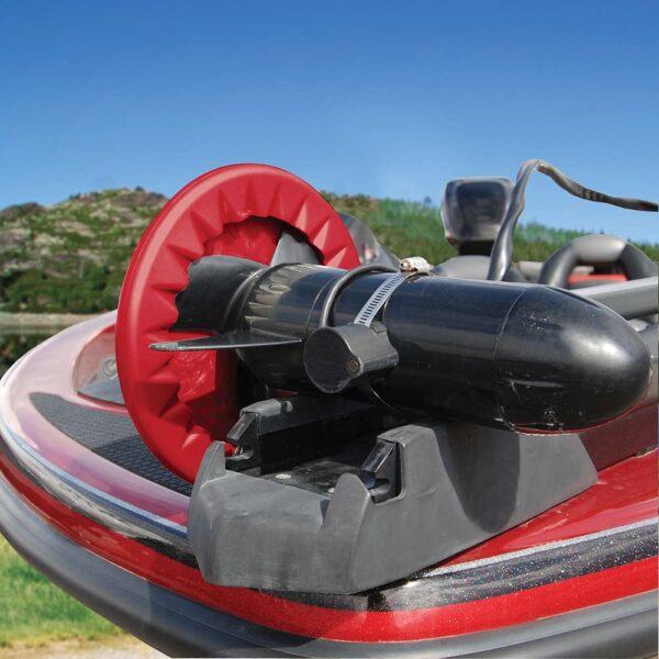 Taylor Made Trolling Motor Propeller Cover- 3-Blade Cover - 10"- Red - Image 2