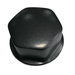 Schmitt Marine Faux Center Nut Black w-1-2" & 5-8" M12 Base f-Cast Steering Wheels