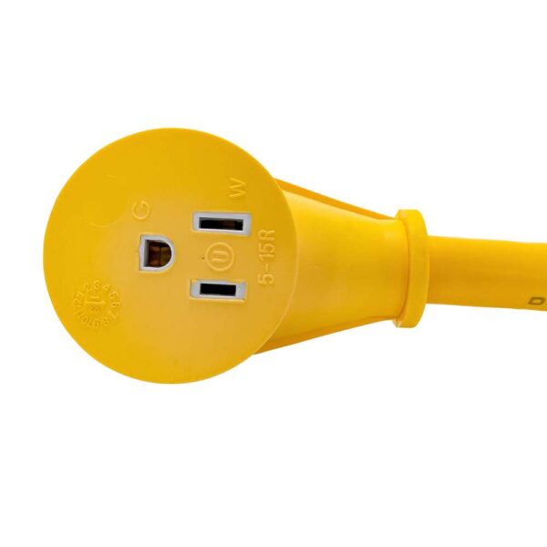 Camco 30AM-15AF Power Grip Marine 12" Dogbone - M-Locking-90F Adapter - Image 3