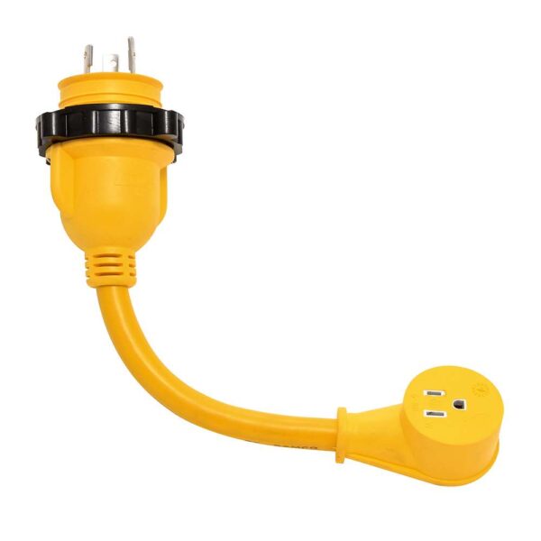Camco 30AM-15AF Power Grip Marine 12" Dogbone - M-Locking-90F Adapter - Image 2