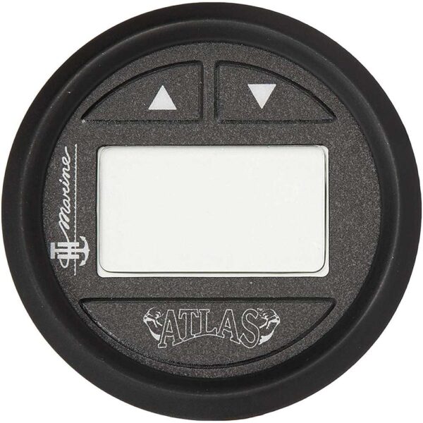 T-H Marine ATLAS Hydraulic Gauge Kit f-4"  Jack Plate - Black Bezel