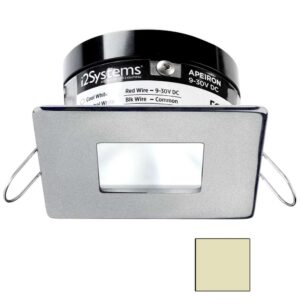 i2Systems Apeiron PRO A503 - 3W Spring Mount Light - Square-Square - Warm White - Brushed Nickel Finish