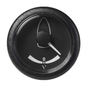 Veratron 52MM (2-1-16") ViewLine Rudder Angle Gauge 40 STB-Port - Black Dial & Bezel
