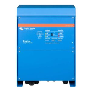 Victron Quattro Inverter-Charger 12 VDC - 5000W -Dual 100AMP 120VAC Inputs - Auto Transfer Switch - 200AMP Battery Charger - Stackable