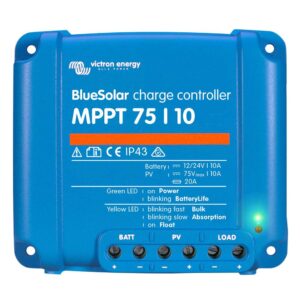 Victron BlueSolar MPPT Charge Controller - 75V - 10AMP - UL Approved
