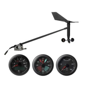Veratron NMEA 2000 Sailing Kit w-OceanLink GPS Speedometer, Wind Sensor, Wind Angle & Wind Speed Gauge