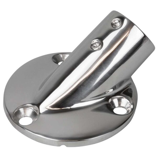 Sea-Dog Rail Base Fitting 2-3-4" Round Base 30 316 Stainless Steel - 1" OD