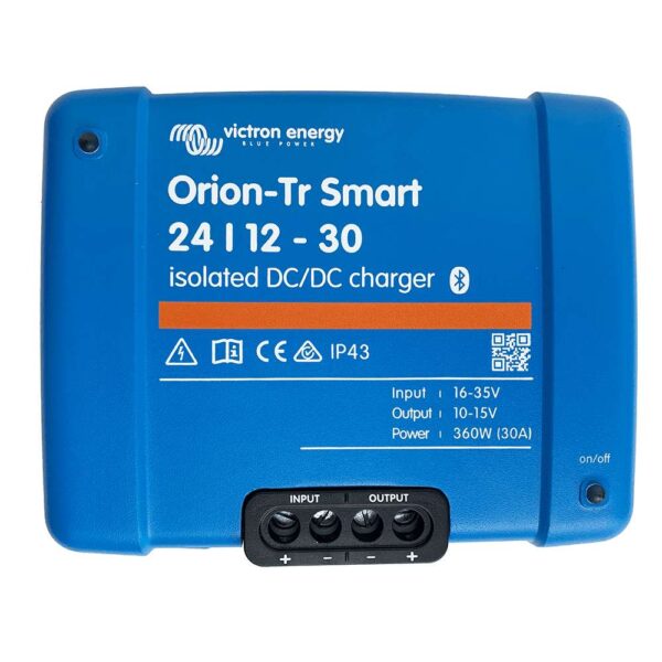 Victron Energy Orion-TR Smart 24-12-30 30A (360W) Isolated DC-DC Charger or Power Supply