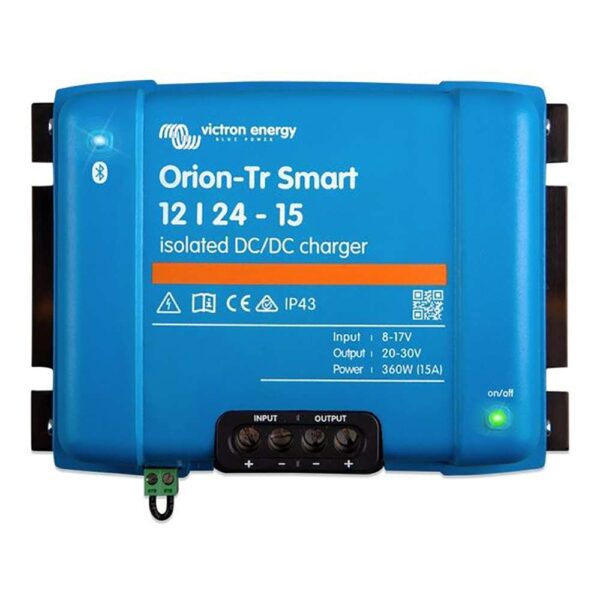 Victron Orion-TR Smart DC-DC 12-24-15 15A (360W) Isolated Charger or Power Supply