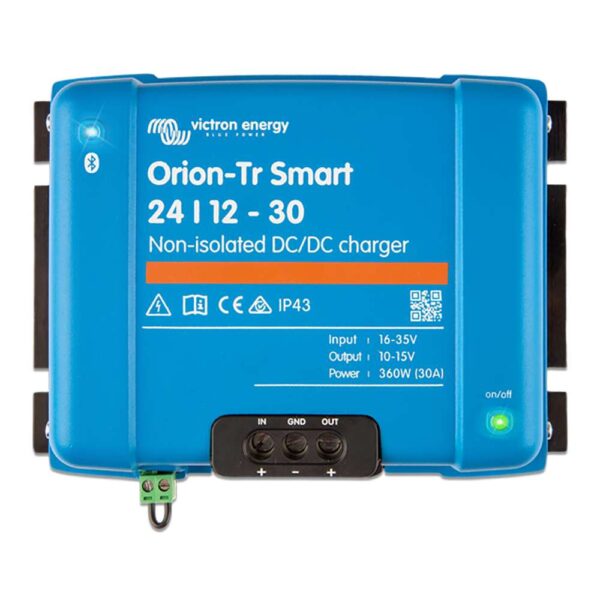 Victron Orion-TR Smart 24-12-30 30A (360W) Non-Isolated DC-DC Charger or Power Supply