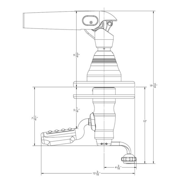 TACO GS-500 Grand Slam Outrigger Mounts *Only Accepts CF-HD Poles - Image 3
