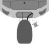 Minn Kota 3" Raptor Setback Bracket - White - Image 3