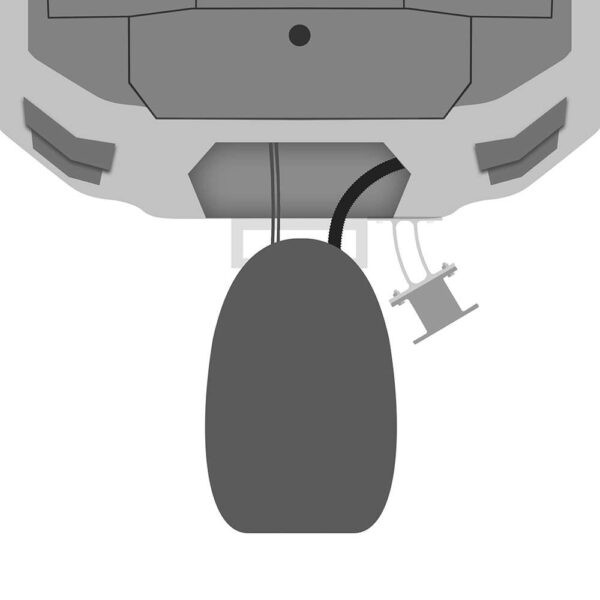 Minn Kota 3" Raptor Setback Bracket - White - Image 3