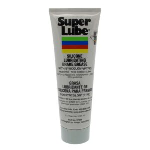 Super Lube Silicone Lubricating Brake Grease w-Syncolon (PTFE) - 8oz Tube