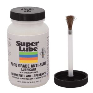 Super Lube Food Grade Anti-Seize w-Syncolon (PTFE) - 8oz Brush Bottle