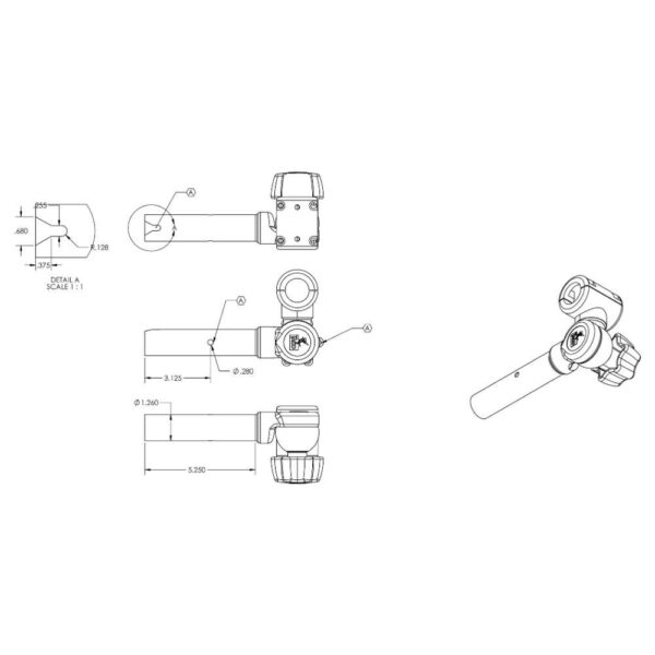 TACO ShadeFin Adjustable Clamp-On Pipe Mount - Image 2
