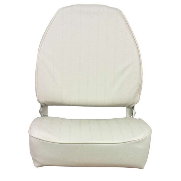 Springfield High Back Folding Seat - White - Image 4