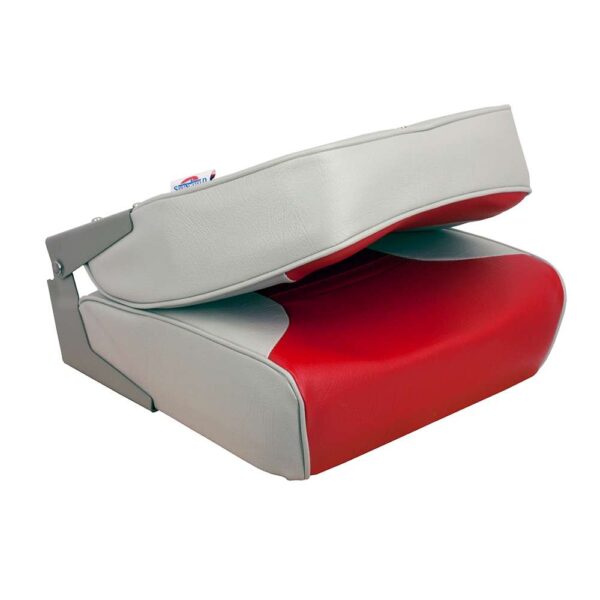 Springfield Economy Multi-Color Folding Seat - Grey-Red - Image 3