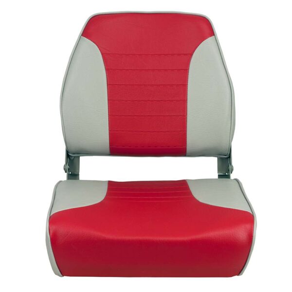 Springfield Economy Multi-Color Folding Seat - Grey-Red - Image 4
