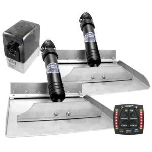Bennett 12x12 Hydraulic Trim Tab System w-One Box Indication